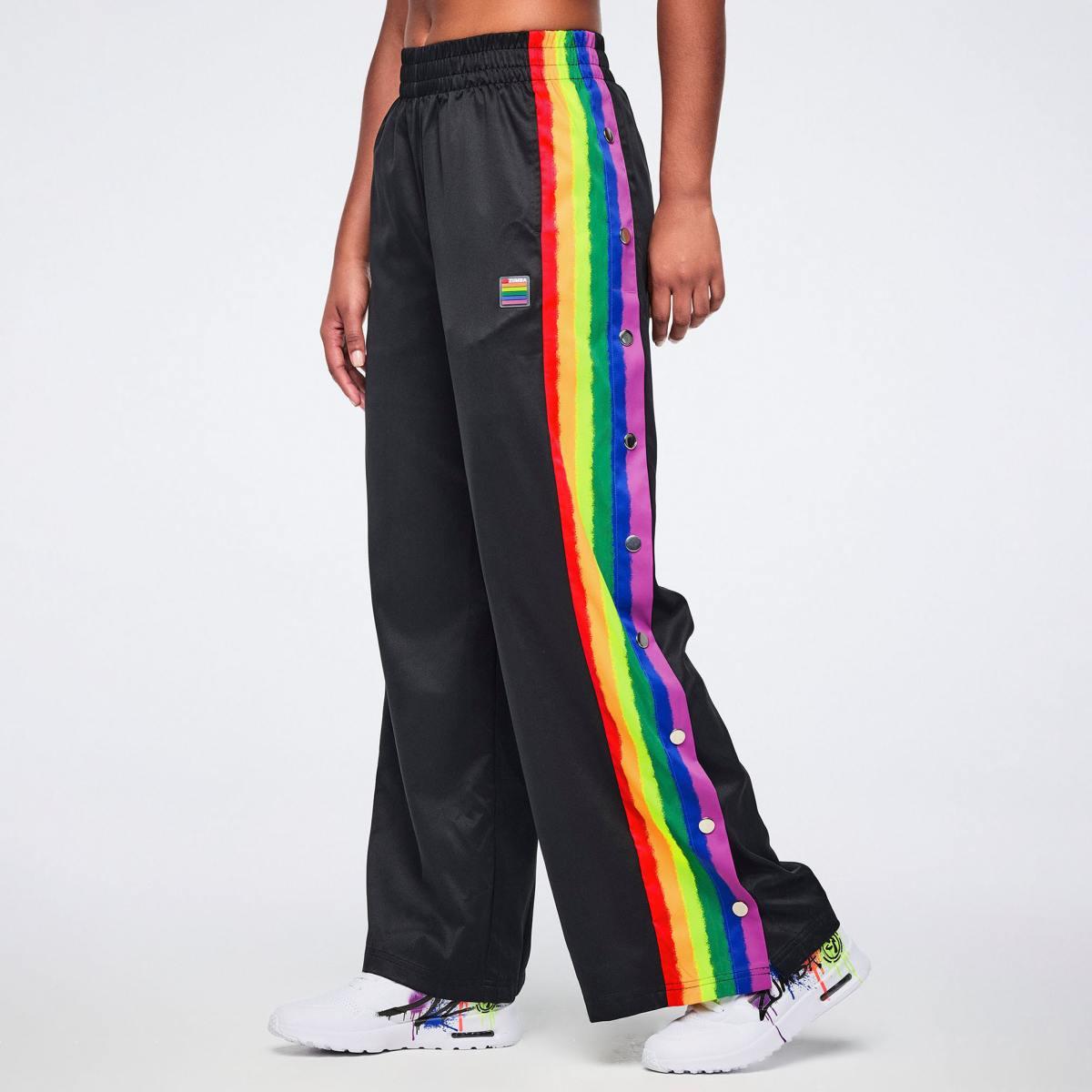 Pride Wide Leg Pants Side Snaps