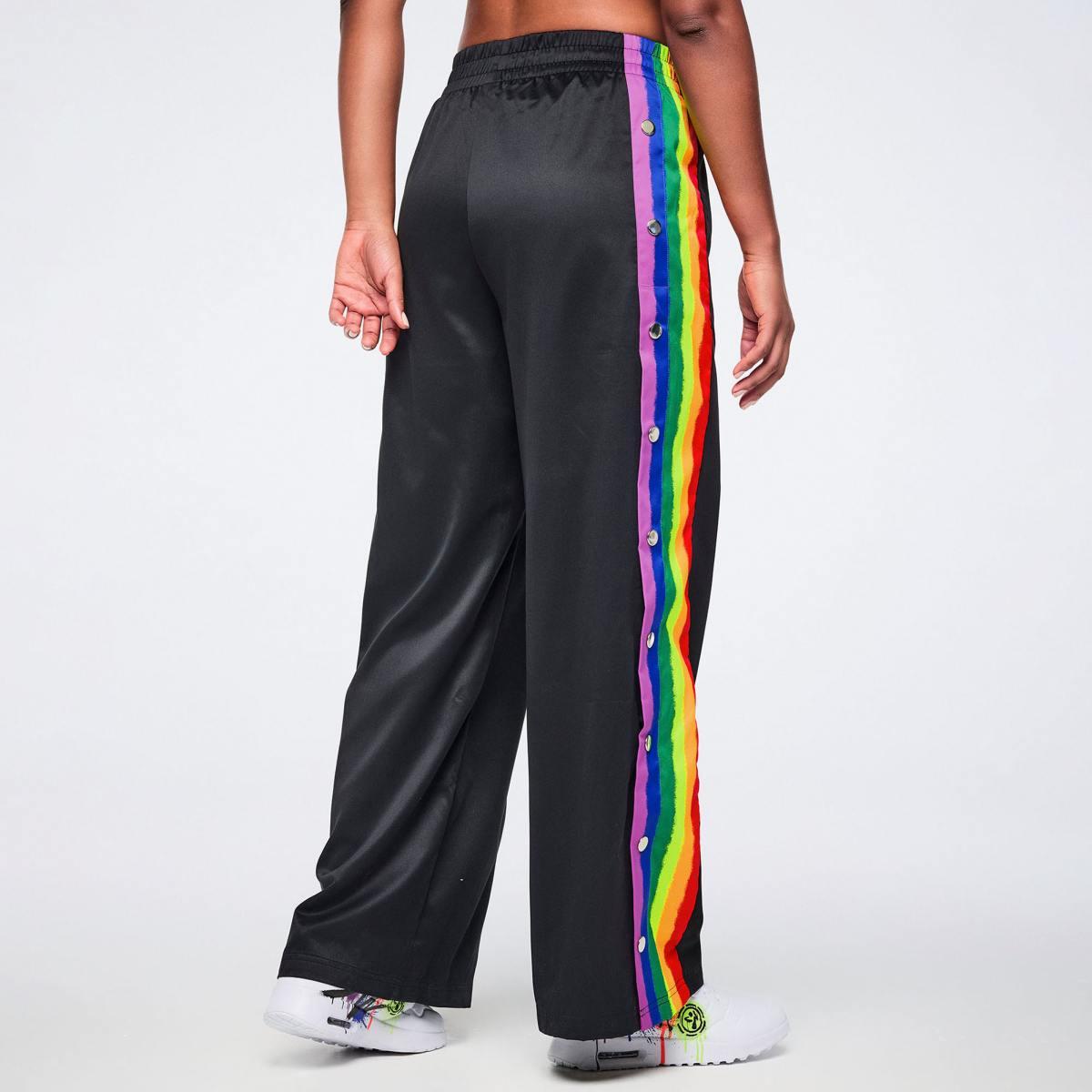 Pride Wide Leg Pants Side Snaps