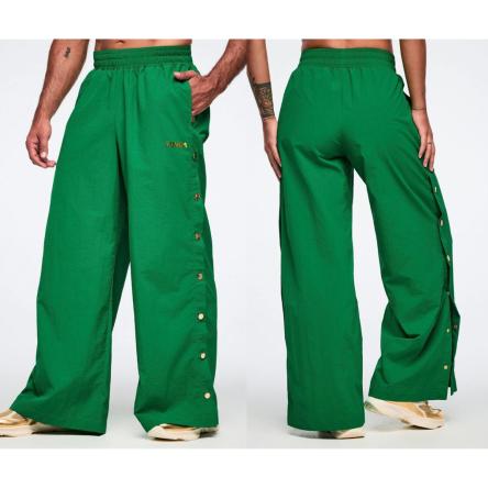 Worldwide Wide Leg Pants With Side Snaps
