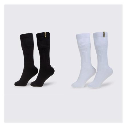 Worldwide Scrunch Socks - White