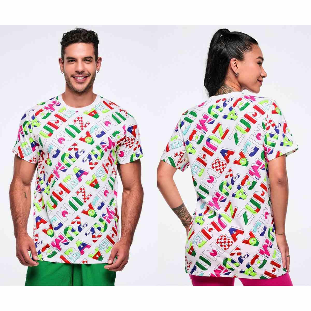Worldwide Unisex Crew Neck Tee - White/Red