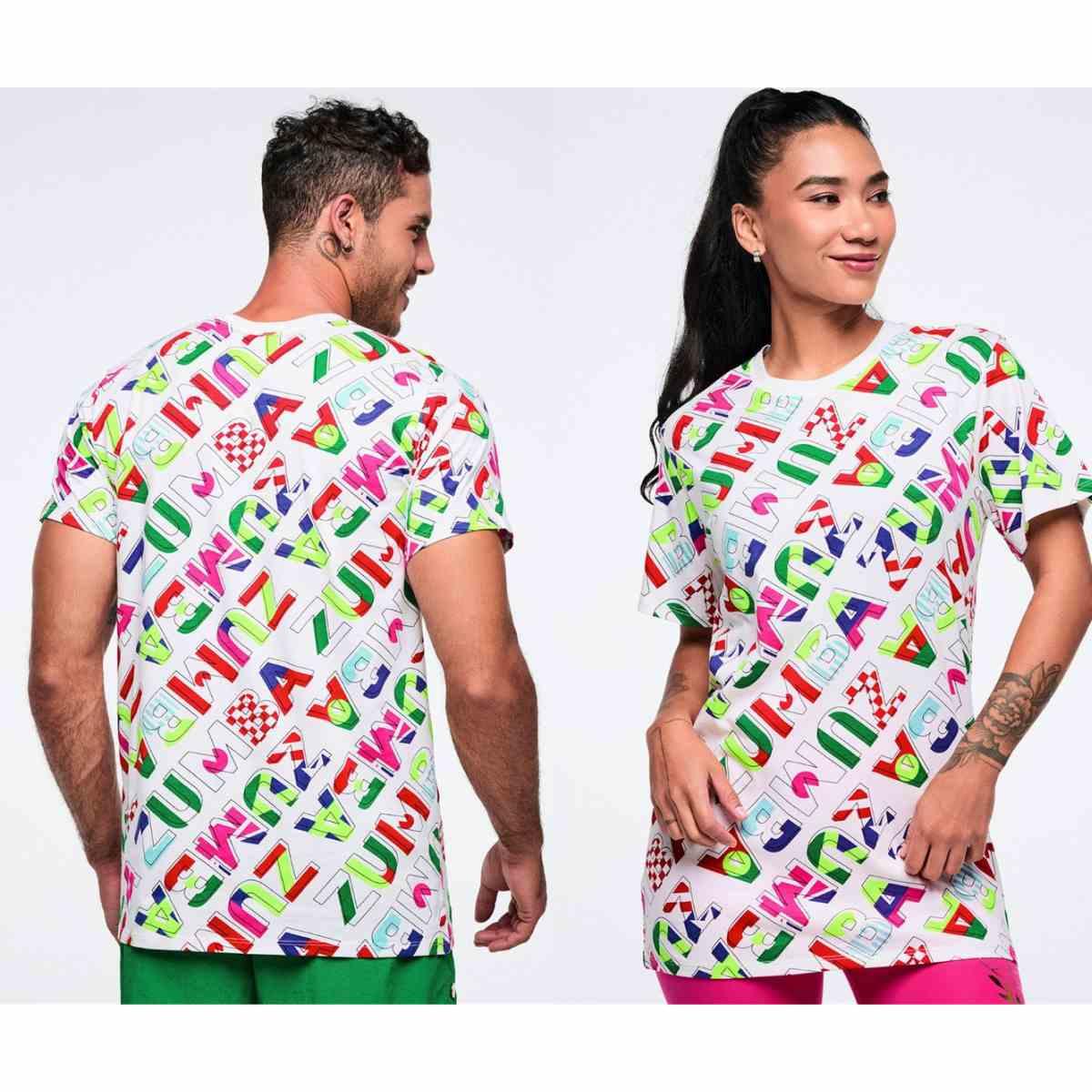 Worldwide Unisex Crew Neck Tee - White/Red