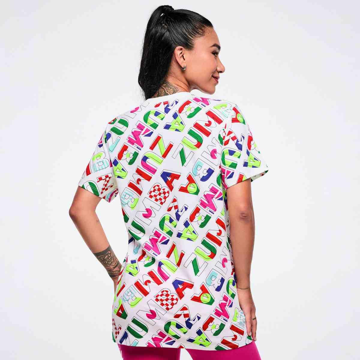 Worldwide Unisex Crew Neck Tee - White/Red