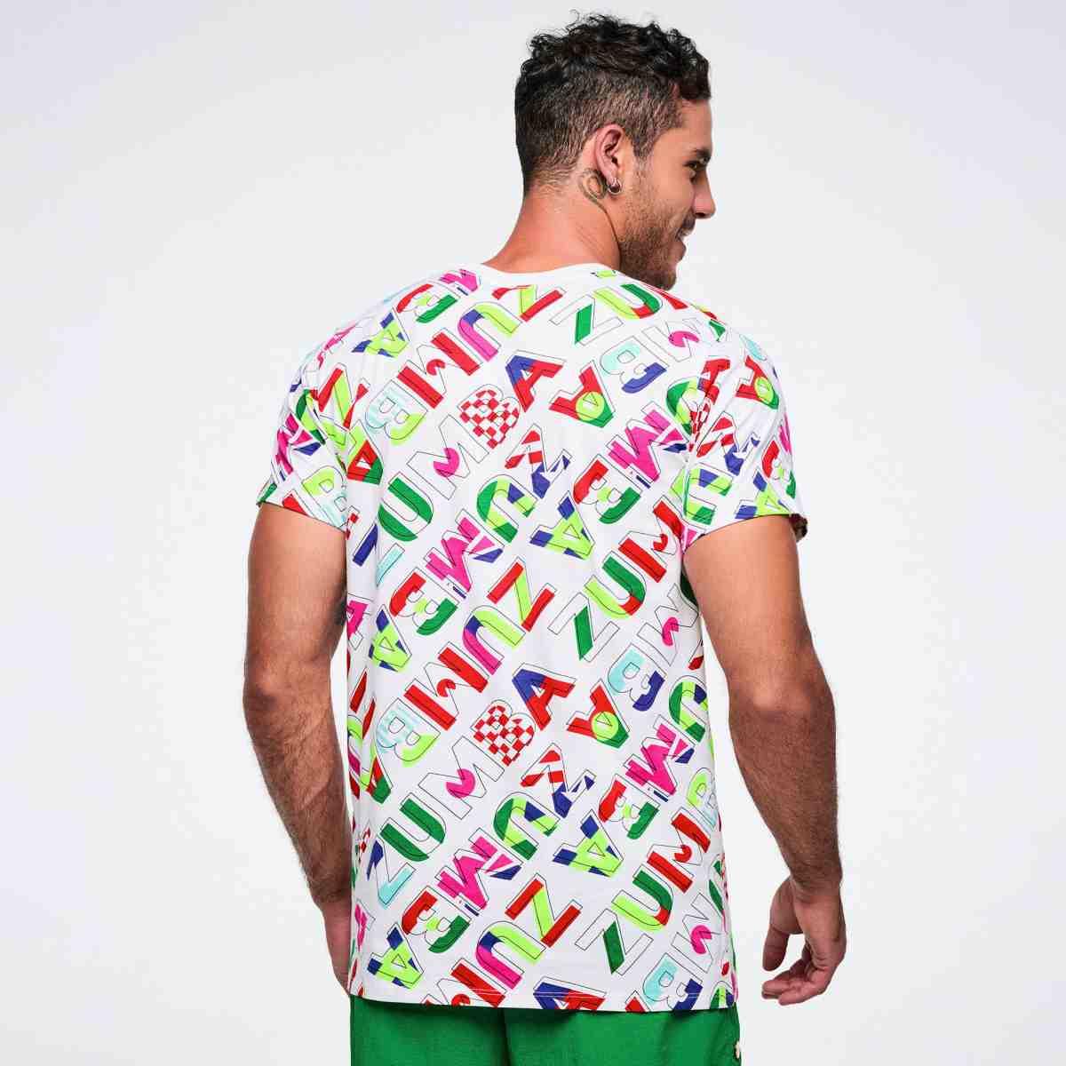 Worldwide Unisex Crew Neck Tee - White/Red