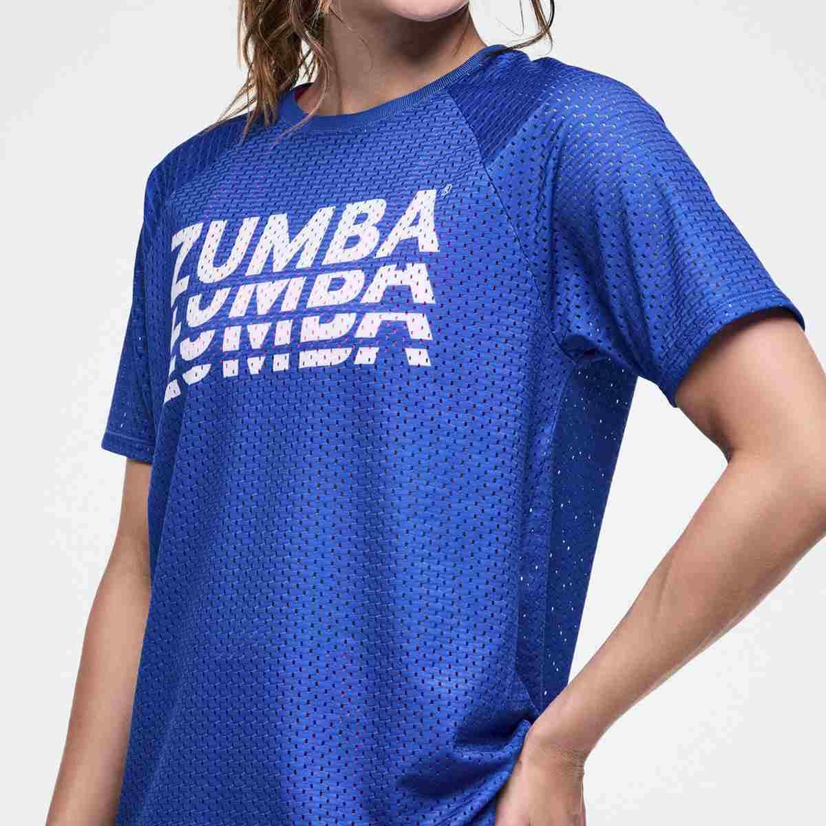 Color Spree Mesh Crew Neck Raglan Sleeve Top
