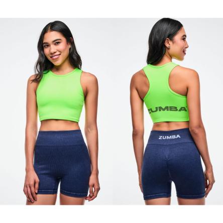 Jean Jamz High Neck Crop Tank