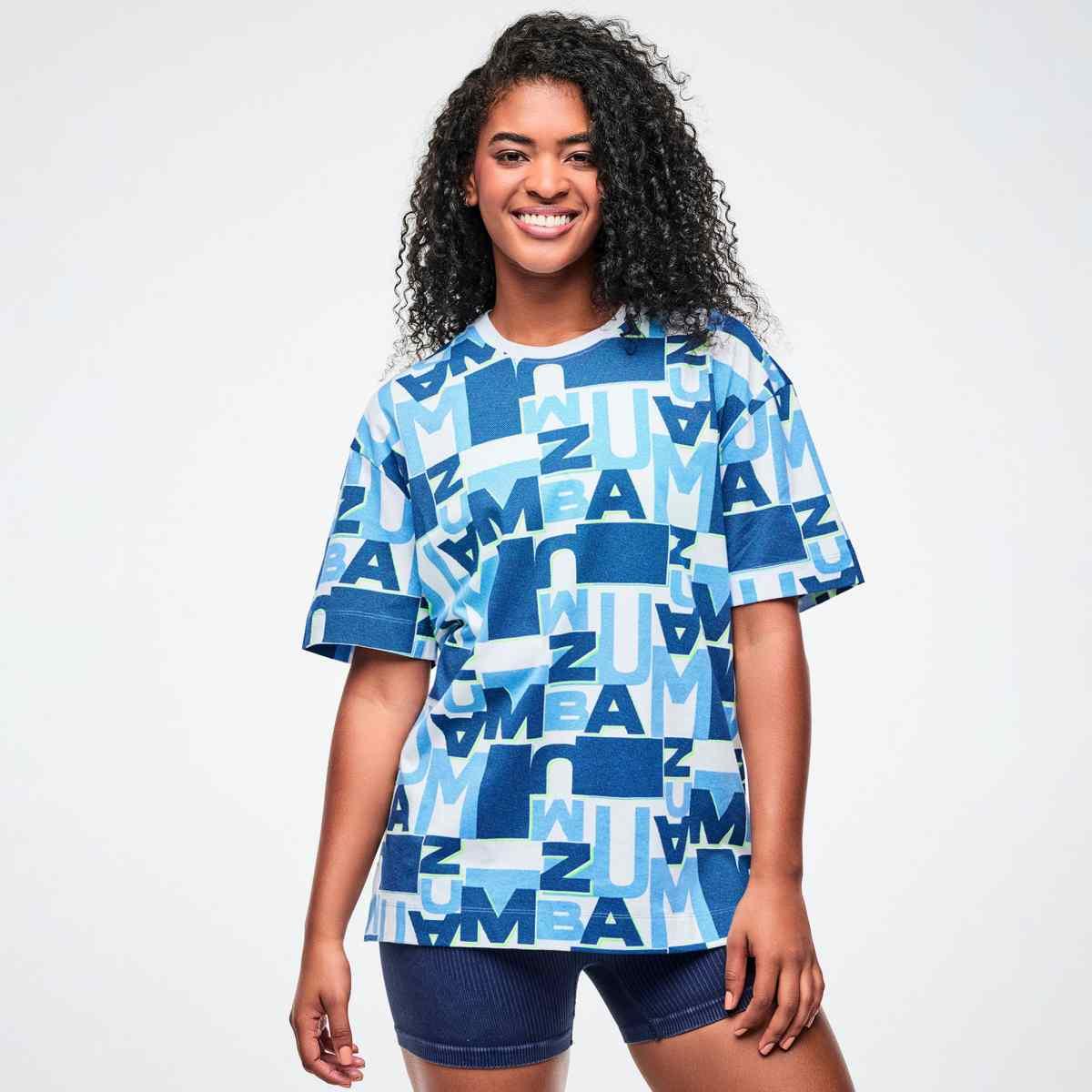 Jean Jamz Oversized Crew Neck Top
