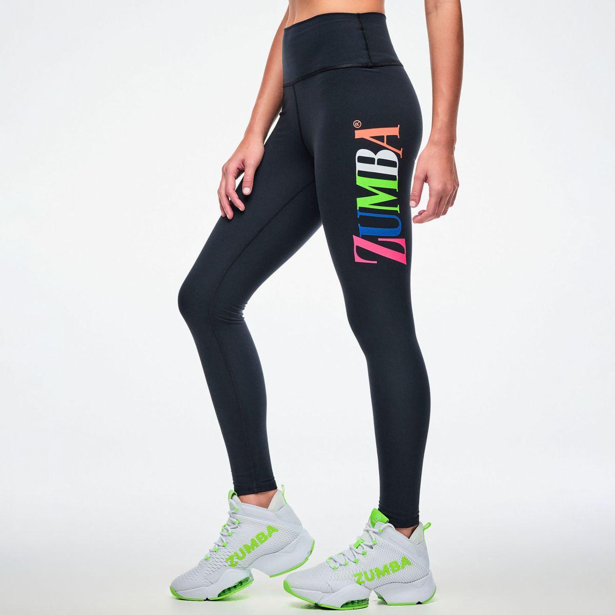 Dale-Z High Waisted Ankle Legging - Bold Black