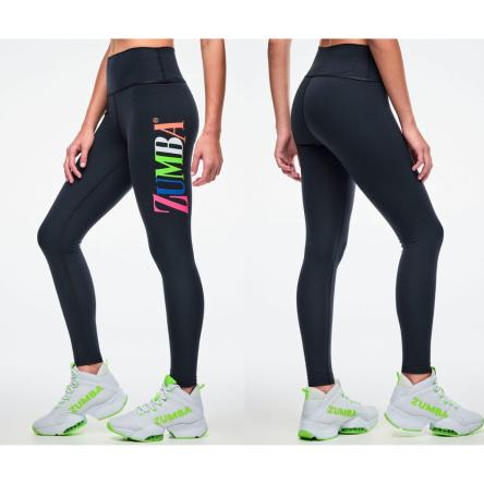 Dale-Z High Waisted Ankle Legging - Bold Black