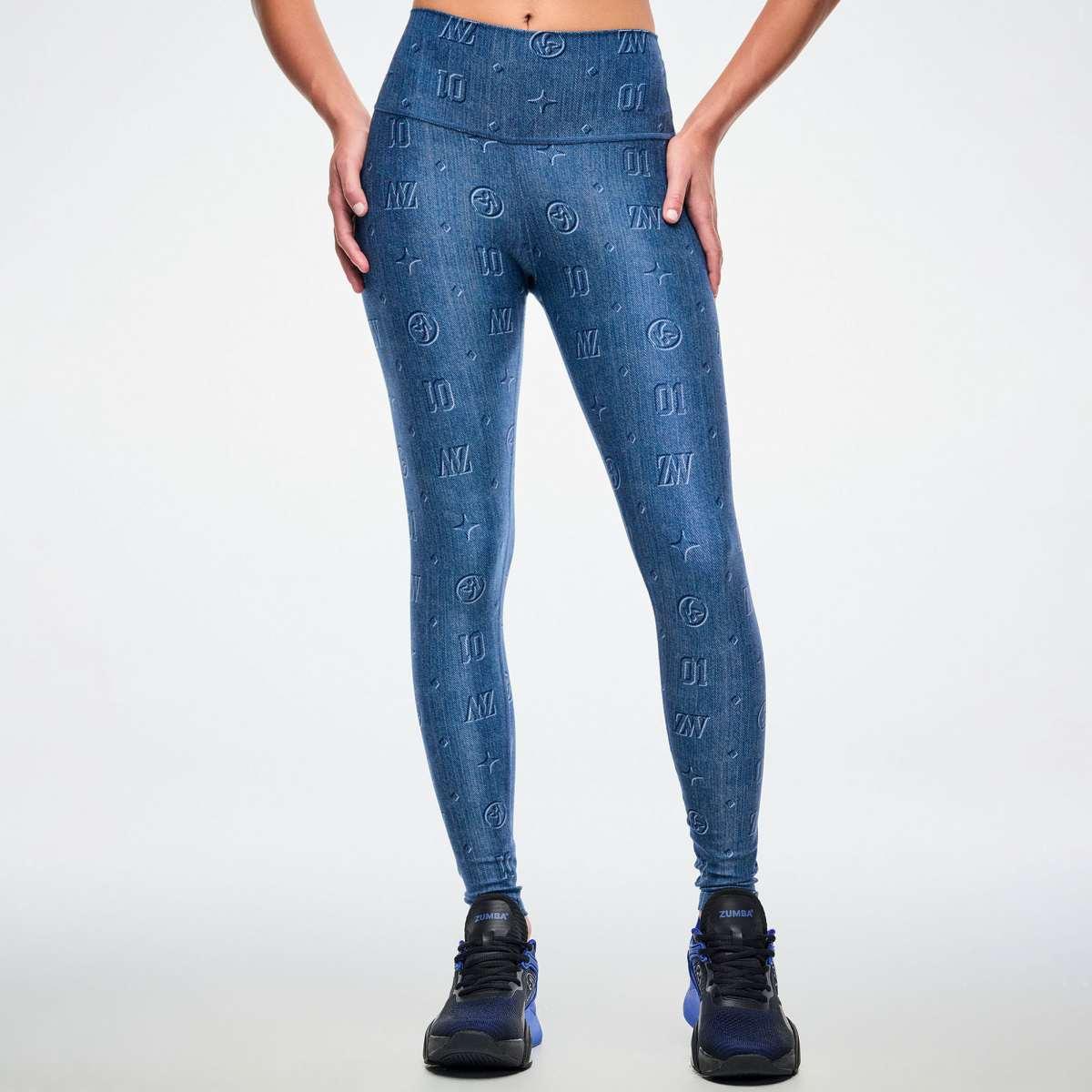 Dale-Z High Waisted Ankle Legging - Denim