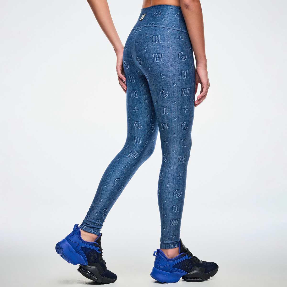 Dale-Z High Waisted Ankle Legging - Denim