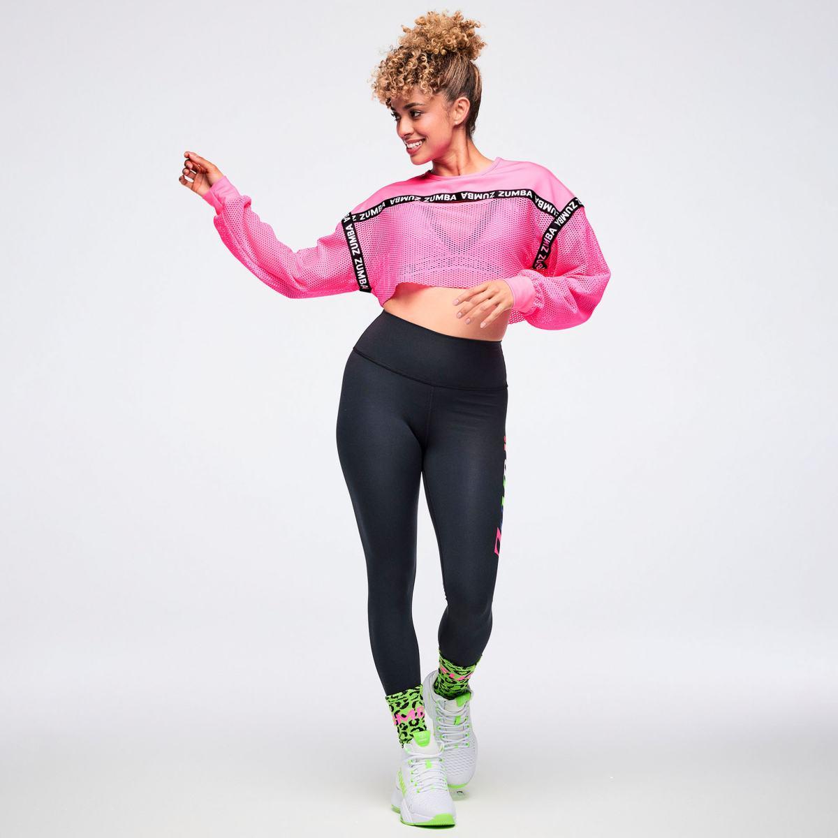 Dale-Z Long Sleeve Crew Neck Crop Top