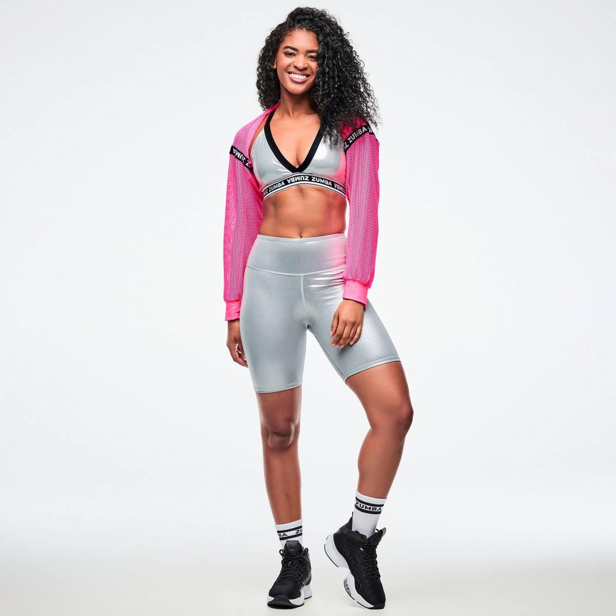 Dale-Z Long Sleeve Crew Neck Crop Top