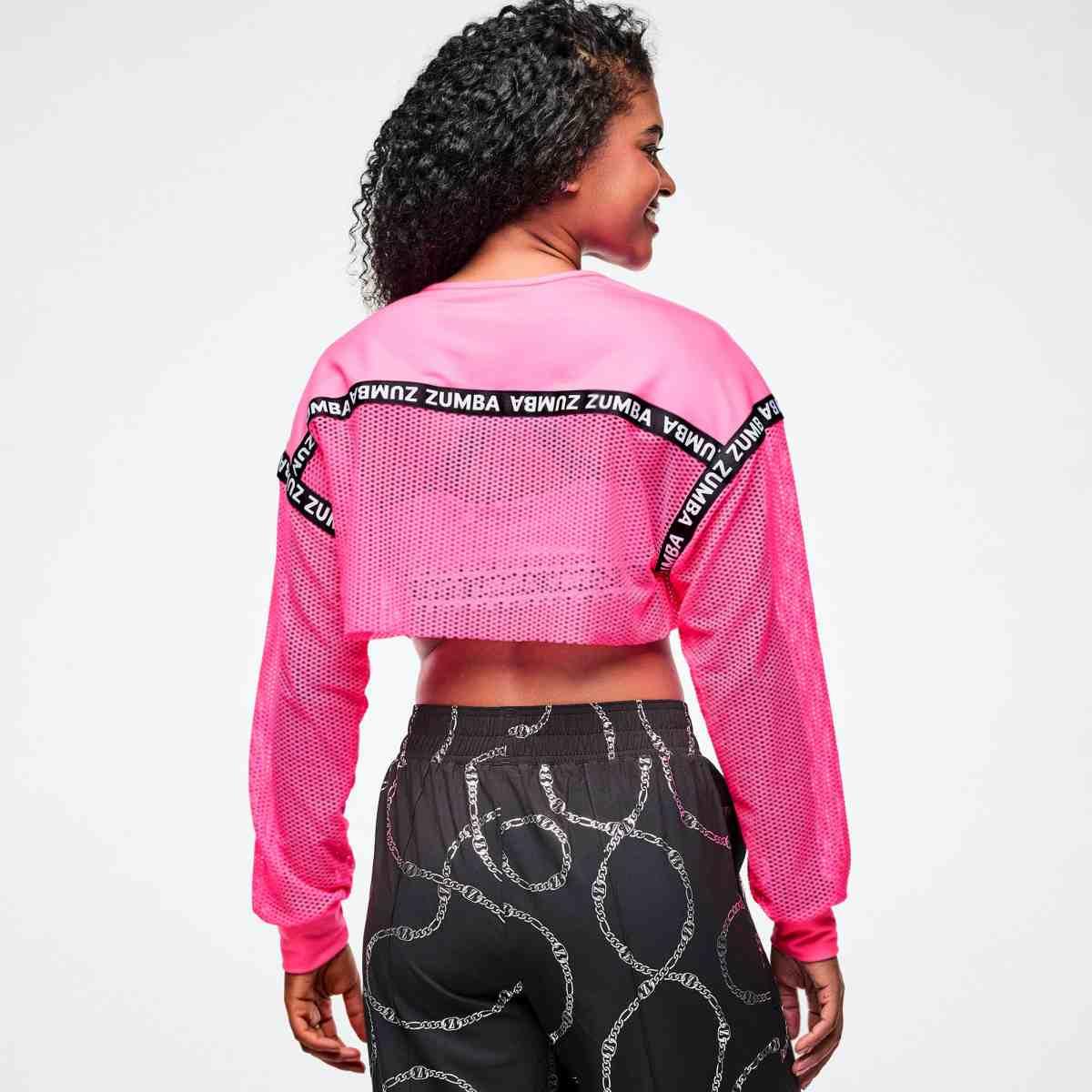 Dale-Z Long Sleeve Crew Neck Crop Top