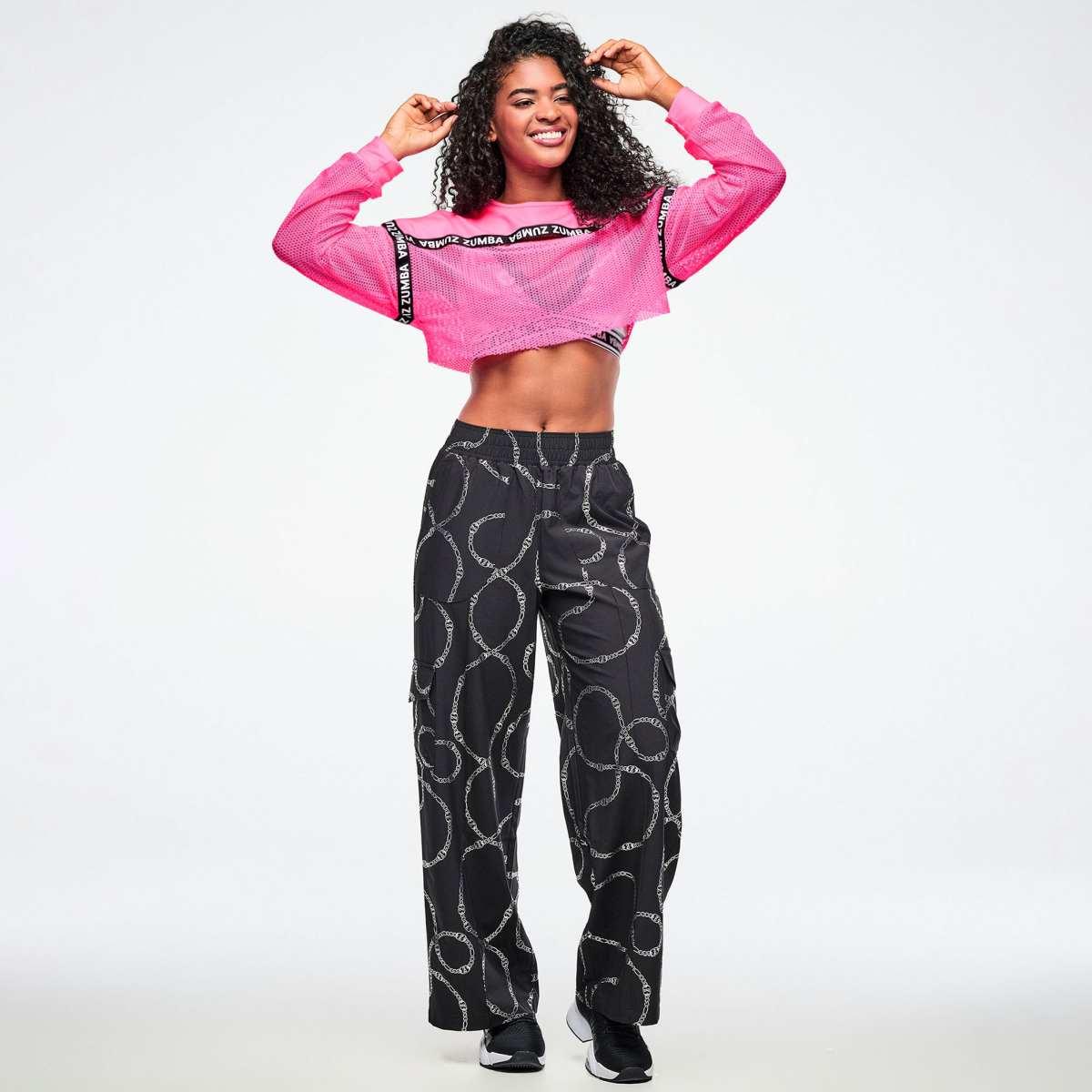 Dale-Z Long Sleeve Crew Neck Crop Top