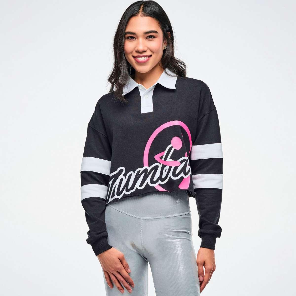 Dale-Z Long Sleeve Crop Polo