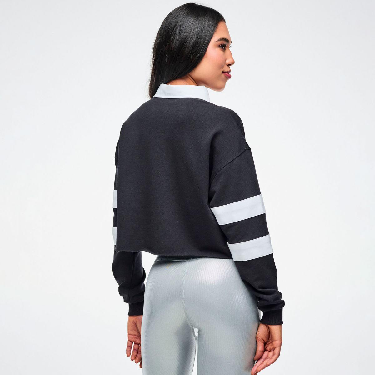 Dale-Z Long Sleeve Crop Polo