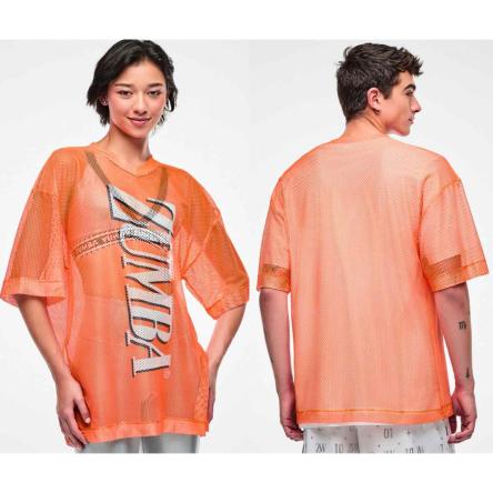 Dale-Z Oversized Mesh V-Neck Top