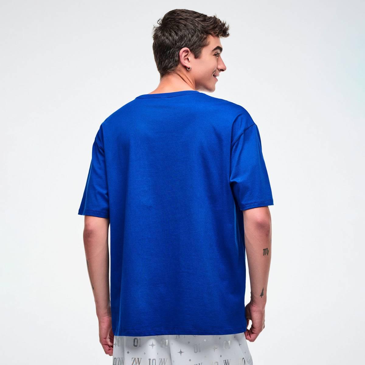Dale-Z Men's Crew Neck Tee - Blue