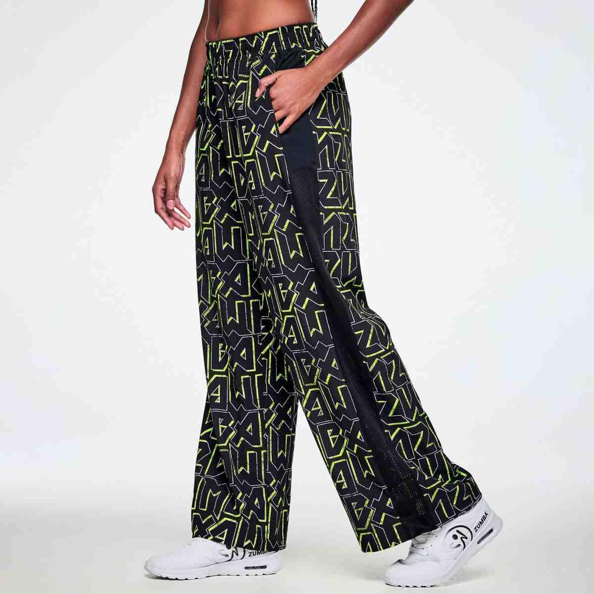 Rock 'n' Roll High Waisted Wide Leg Track Pants