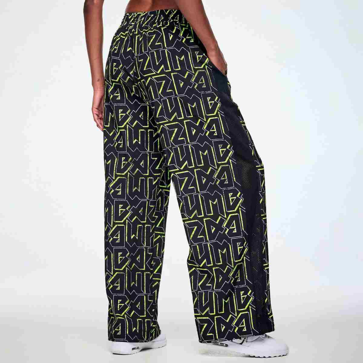 Rock 'n' Roll High Waisted Wide Leg Track Pants