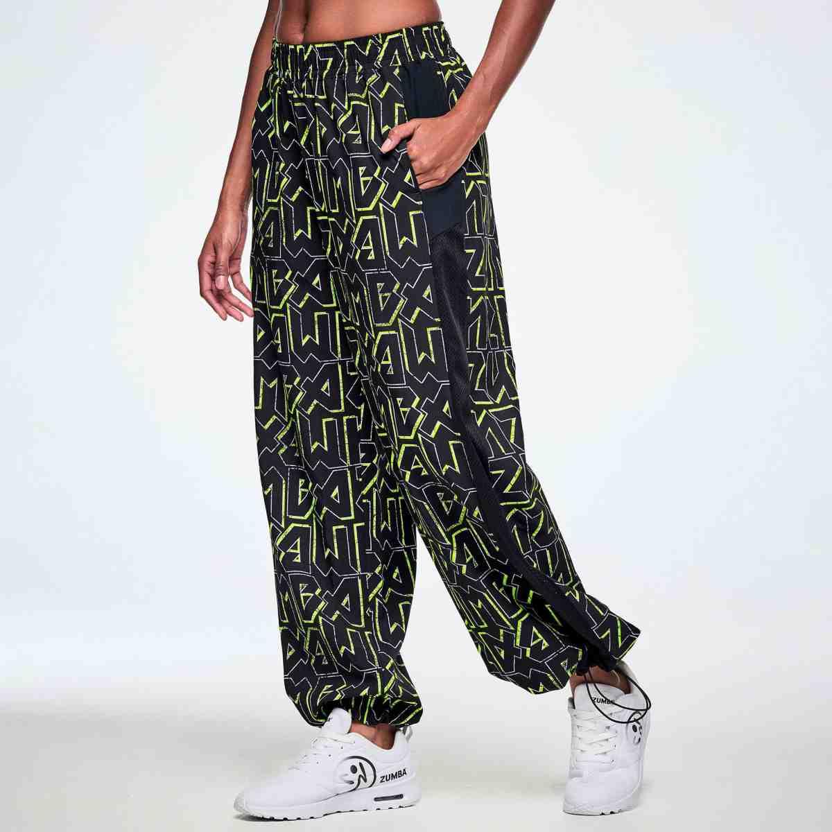 Rock 'n' Roll High Waisted Wide Leg Track Pants