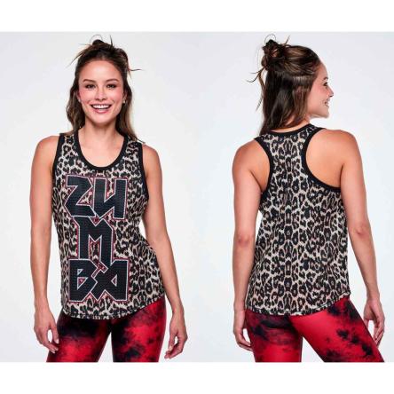 Rock 'n' Roll Basketball Tank With Curved Hem