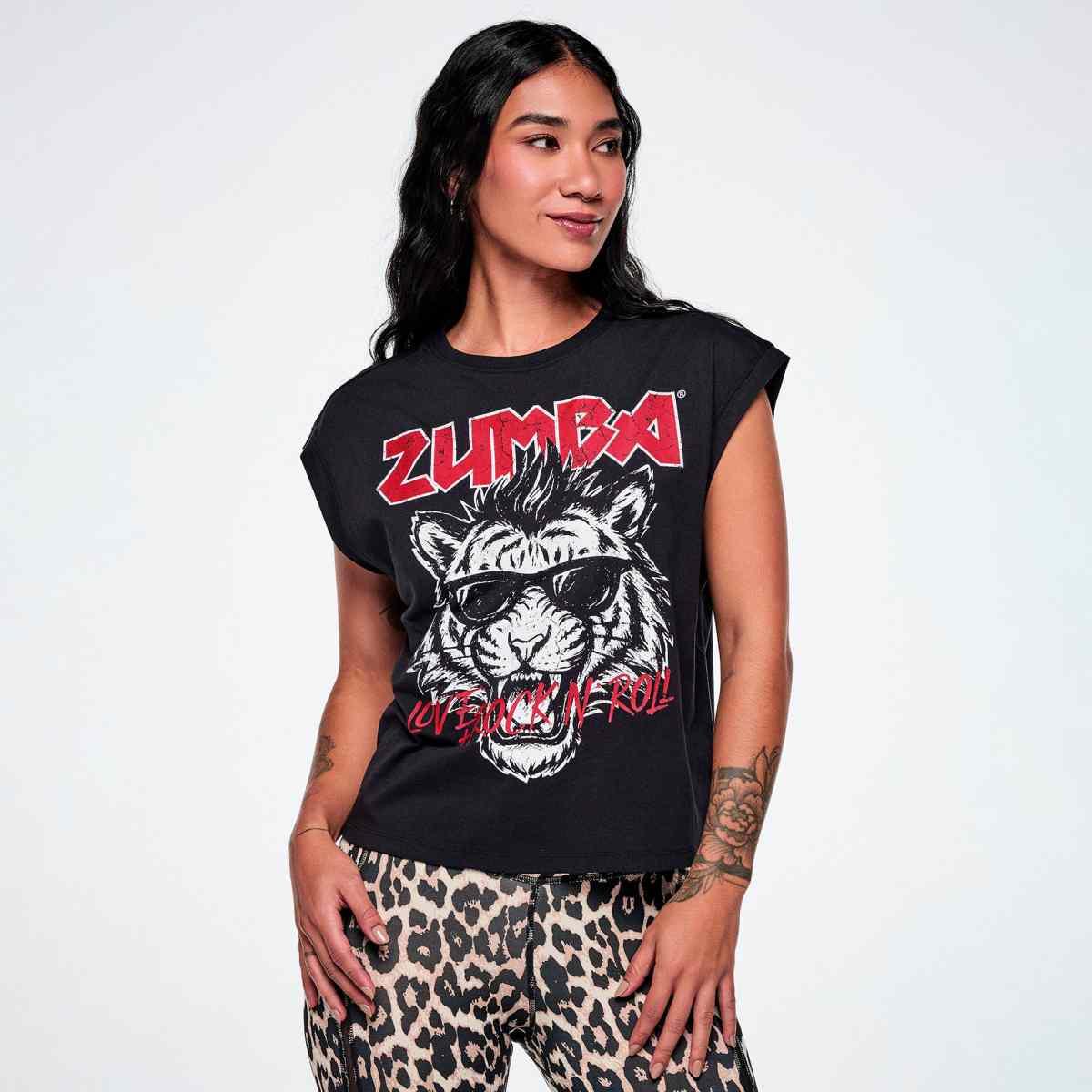 Rock 'n' Roll Extended Shoulder Loose Tank