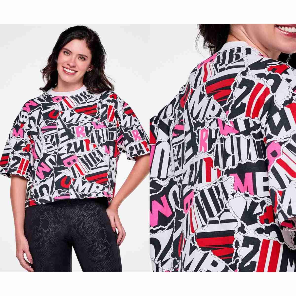 Rock 'n' Roll Oversized Boxy Crop Top