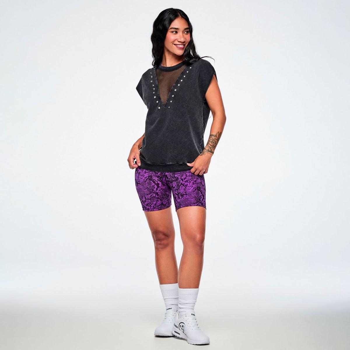 Rock 'n' Roll Loose Top With Mesh