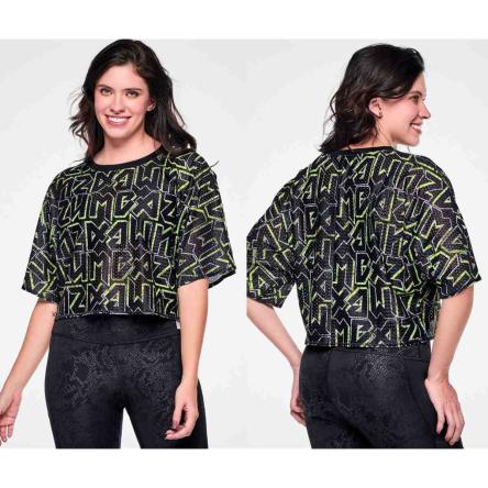 Rock 'n' Roll Mesh Boxy Crop Top