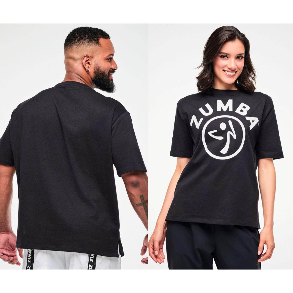 Zumba Basic Boxy Top - Black