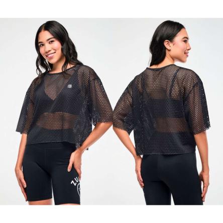 Zumba Basic Mesh Crop Top