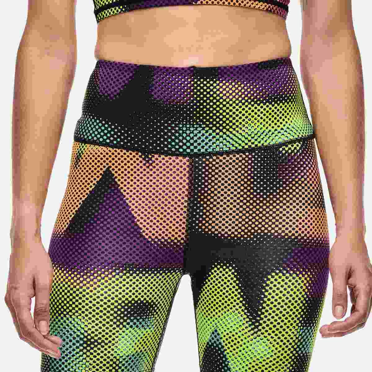 Electric Feel High Waisted Biker Shorts
