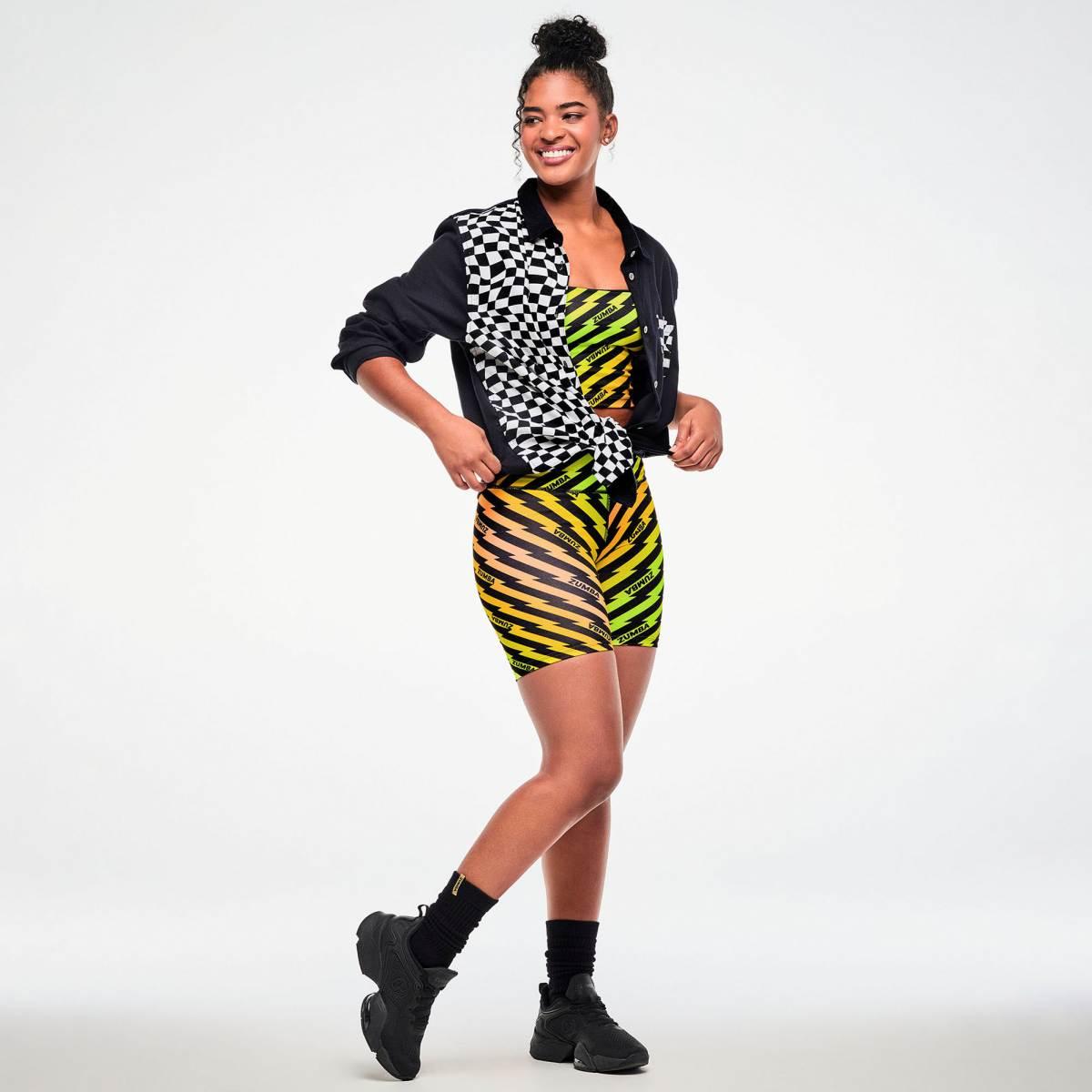 Electric Feel Z-Lift High Waisted Biker Shorts