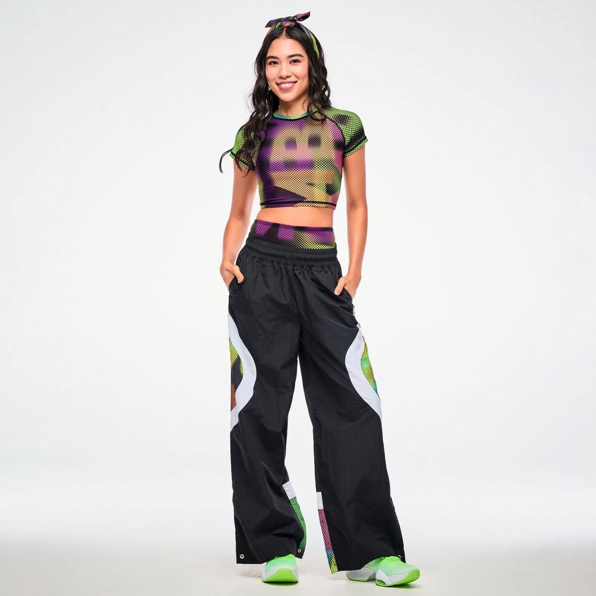 Electric Feel Wide Leg Track Pants