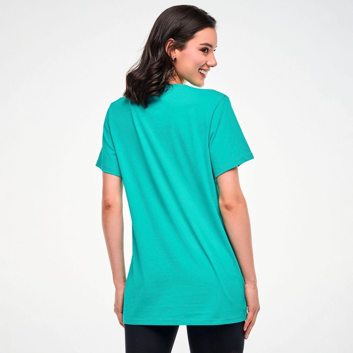 Electric Feel Unisex Crew Neck Tee - Aqua