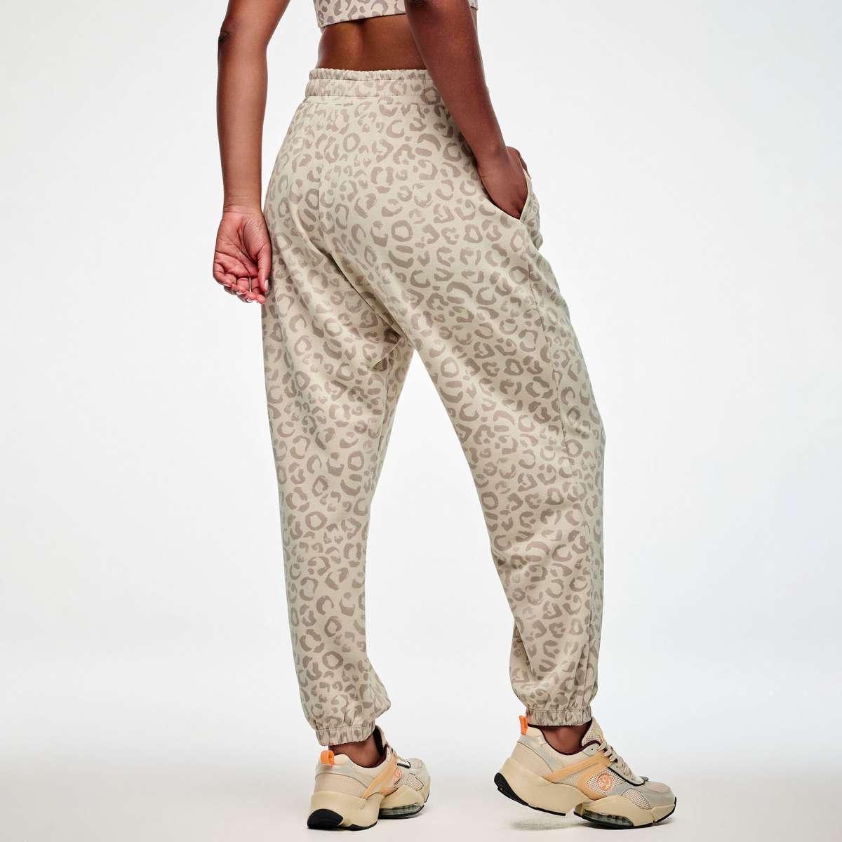 Zumba Modal Knit Slouch Cargo Pants - Beige/Tonal
