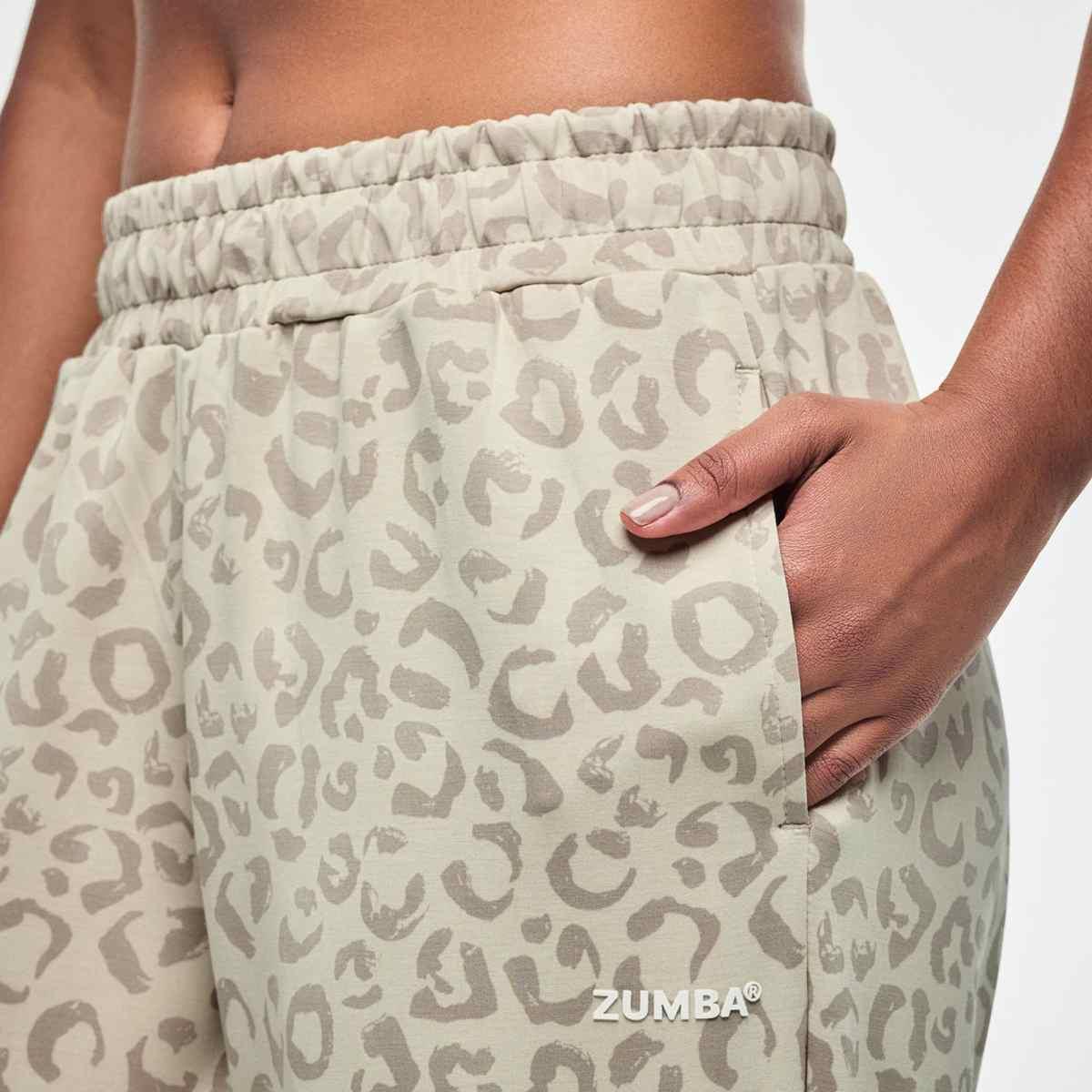 Zumba Modal Knit Slouch Cargo Pants - Beige/Tonal