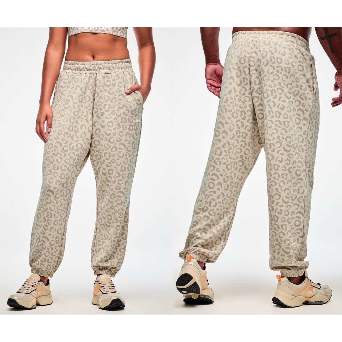 Zumba Modal Knit Slouch Cargo Pants - Beige/Tonal