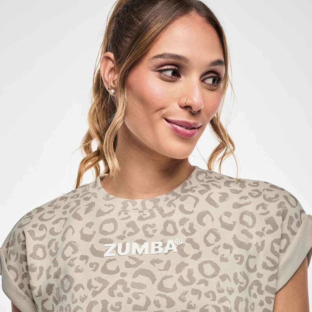 Zumba Modal Printed Sleeveless Sweatshirt