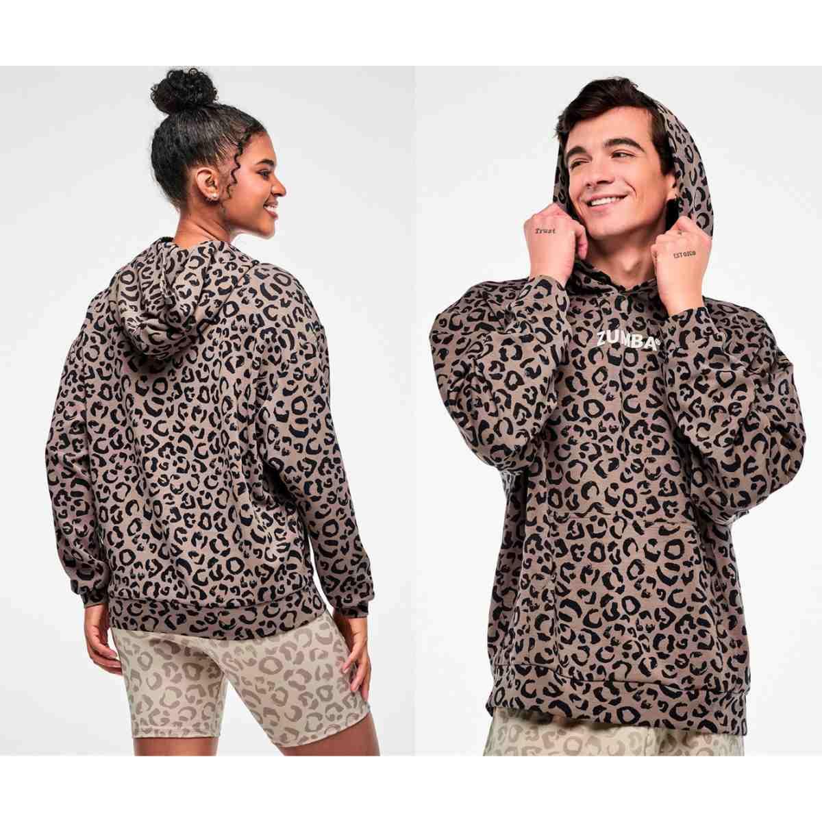 Zumba Modal Printed Pullover Sweatshirt