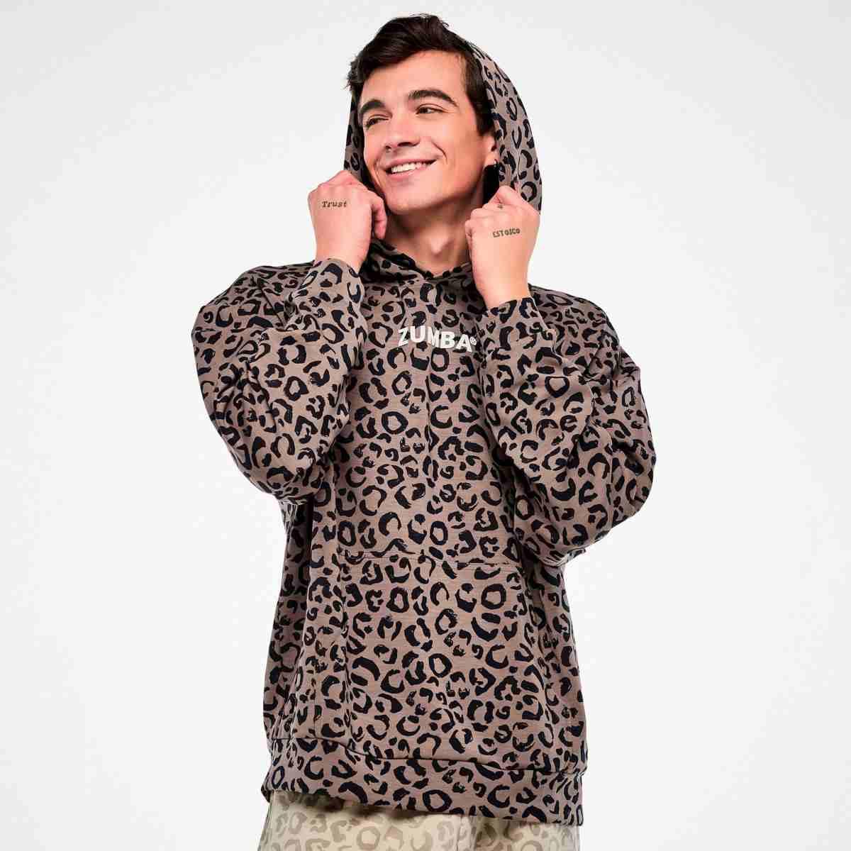 Zumba Modal Printed Pullover Sweatshirt