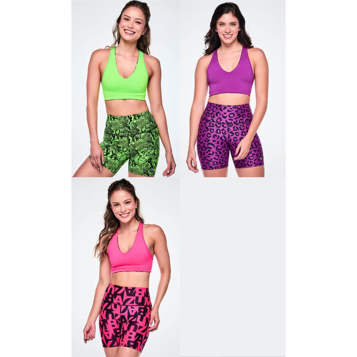 Ultrabright Reversible Racerback V-Bra - Snakeskin
