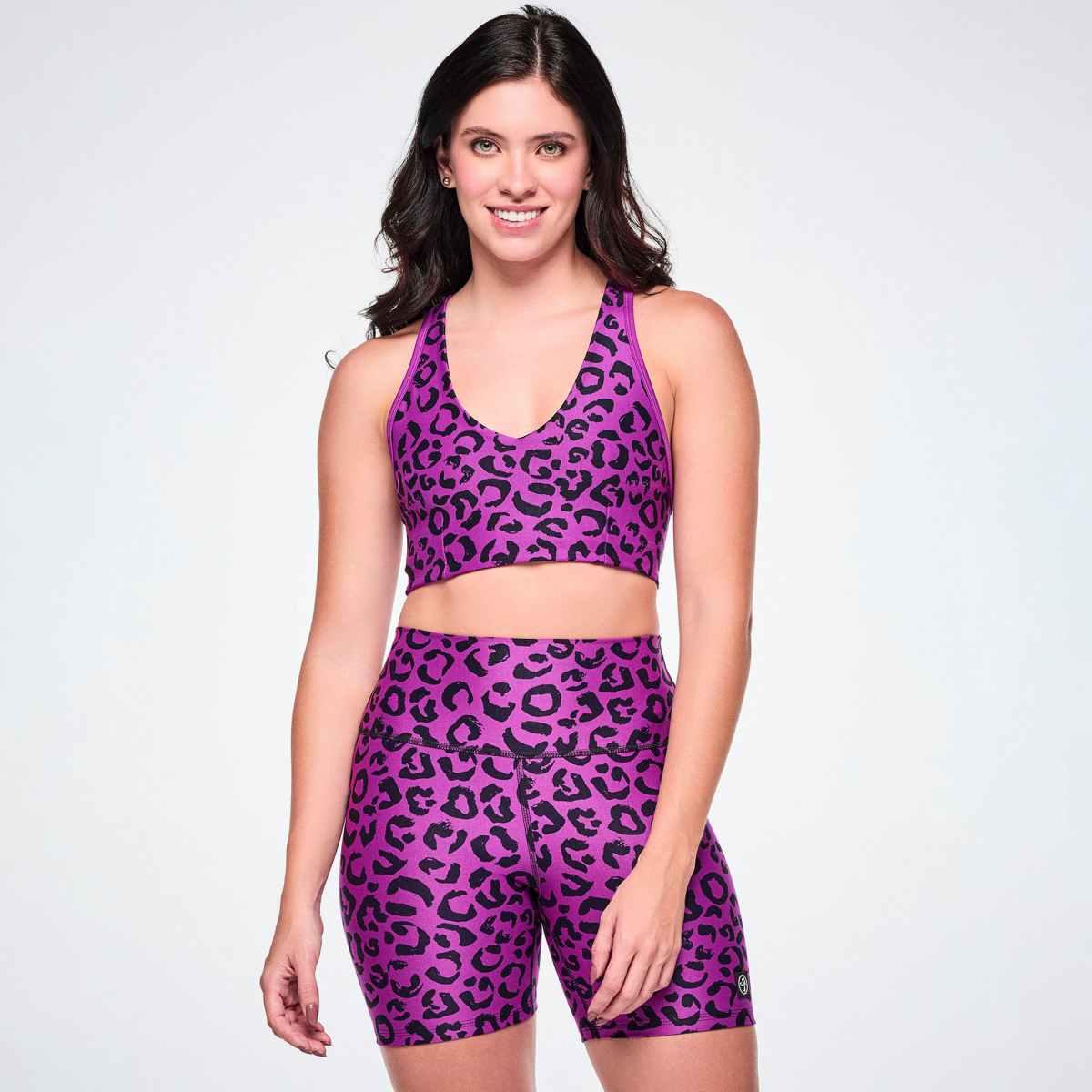 Ultrabright Reversible Racerback V-Bra - Snakeskin