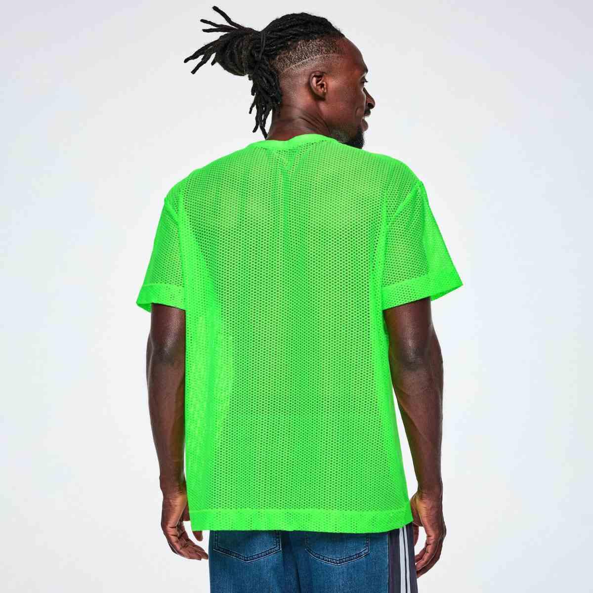 Ultrabright Mesh Boxy Top
