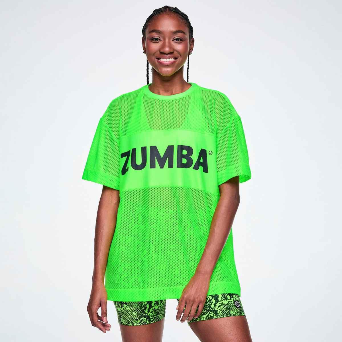 Ultrabright Mesh Boxy Top