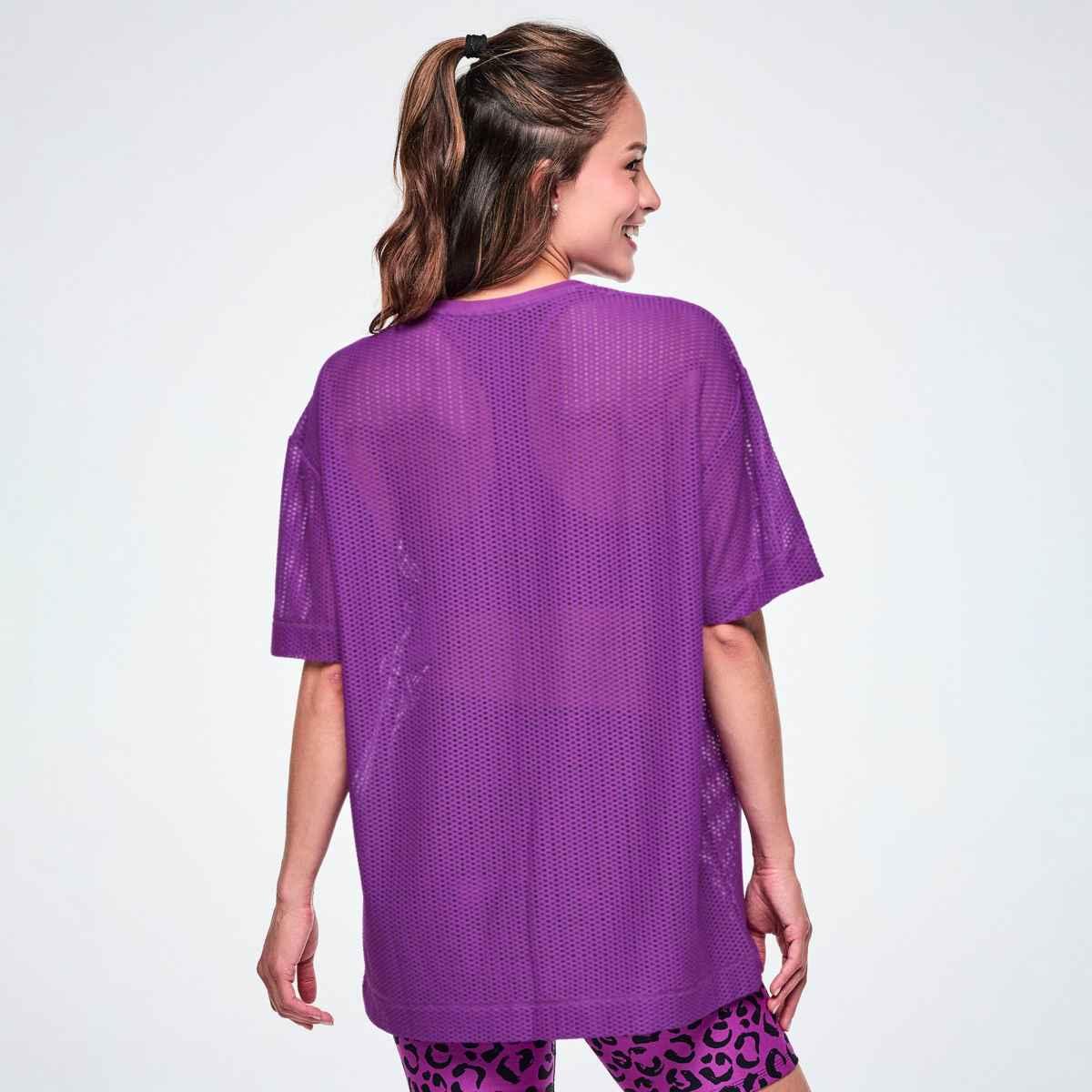 Ultrabright Mesh Boxy Top