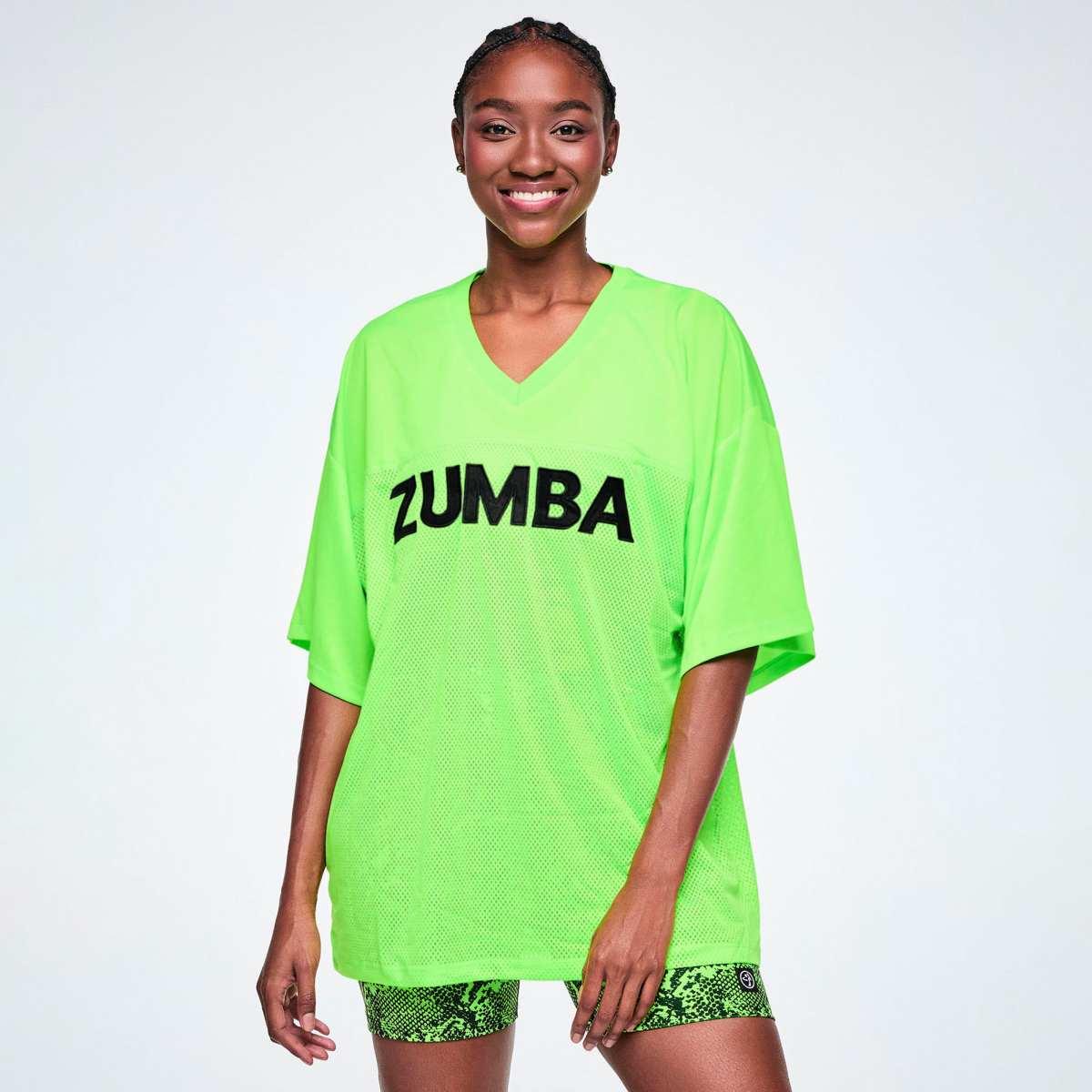 Ultrabright Oversized Mesh Sports Jersey