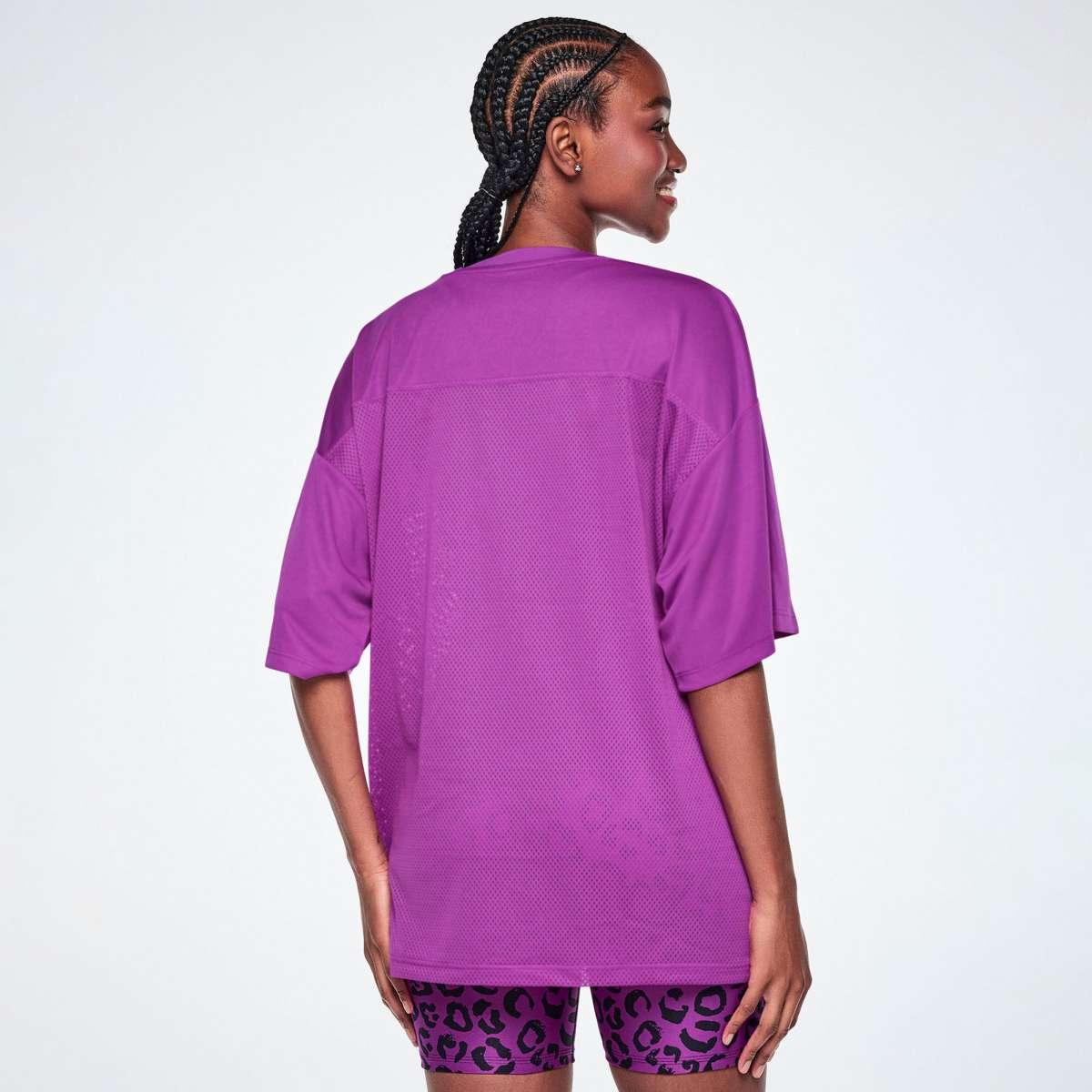 Ultrabright Oversized Mesh Sports Jersey